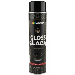 Motip Lakier Akrylowy Czarny Połysk Spray 600ml