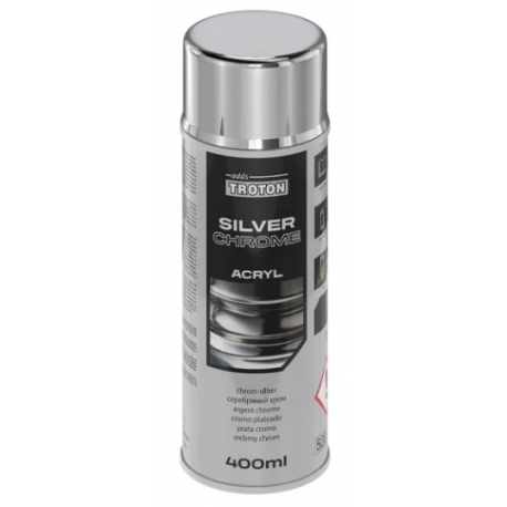Troton Lakier Akrylowy Srebrny Chrom Spray 400ml