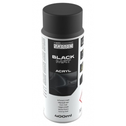 Troton Lakier Akrylowy Spray Czarny Mat - 400ml