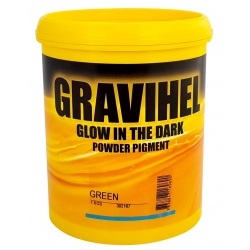 Gravihel Pigment Luminescencyjny Glow in the Dark Zielony - 0,25kg