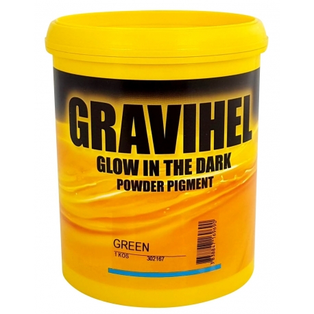 Gravihel Pigment Luminescencyjny Glow in the Dark Zielony - 0,25kg