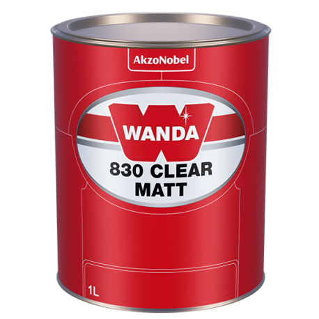 WANDA 830 Lakier Bezbarwny Clear Matt - 1L