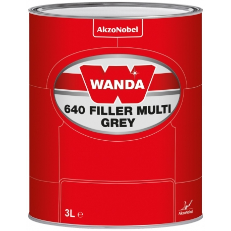 WANDA 640 Podkład Wypełniający Filler Multi Szary - 3L