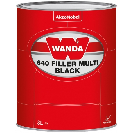 WANDA 640 Podkład Wypełniający Filler Multi Czarny - 3L