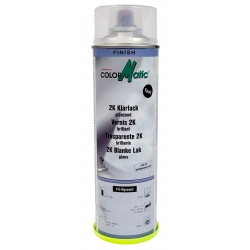 ColorMatic Lakier Bezbarwny 2K z Utwardzaczem Połysk Spray - 500ml