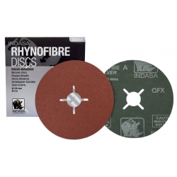 Indasa Rhynofibre A Silver Dysk Fibrowy 127x22mm P100