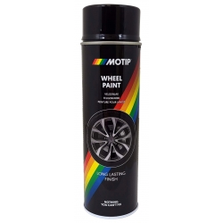 Motip Lakier Akrylowy do Felg Spray Czarny Połysk 500ml