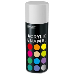 Biodur Emalia Akrylowa Spray RAL9005 Czarny Mat - 400ml