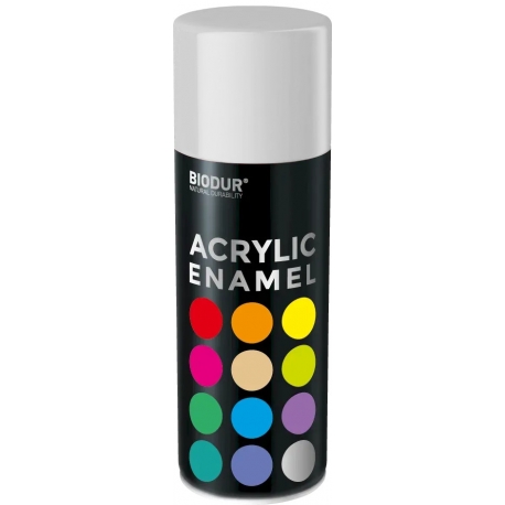 Biodur Emalia Akrylowa Spray RAL9005 Czarny Mat - 400ml
